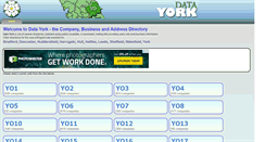 Desktop Screenshot of data-york.co.uk