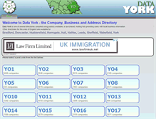 Tablet Screenshot of data-york.co.uk